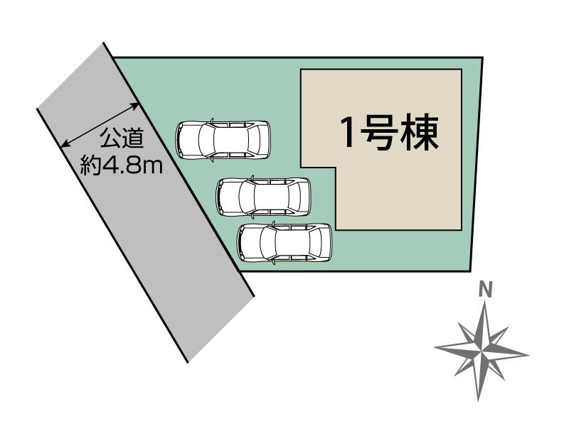 ブルーミングガーデン川西市見野２丁目２期１棟の見取り図