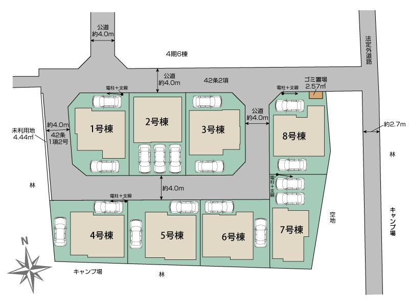 ブルーミングガーデンさいたま市見沼区南中野ガーデンパーク５期の見取り図