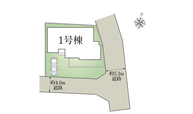 リナージュ吉川市新栄１丁目０１期の見取り図