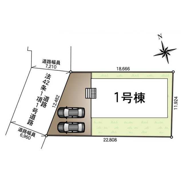 クレイドルガーデン富里市御料 第9の見取り図