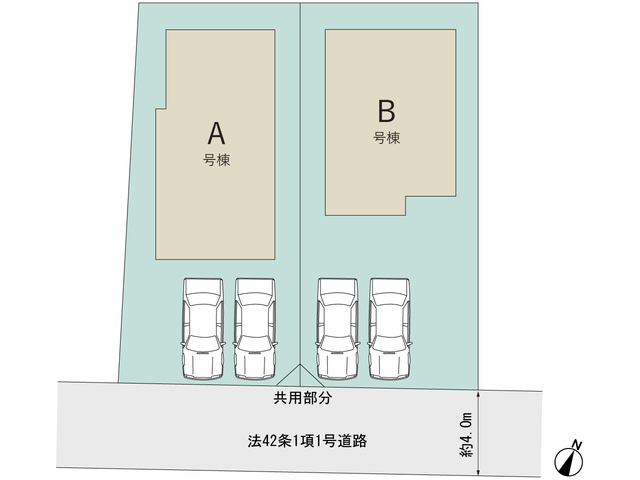 ハートフルタウン宮崎市吉村町1781番の見取り図