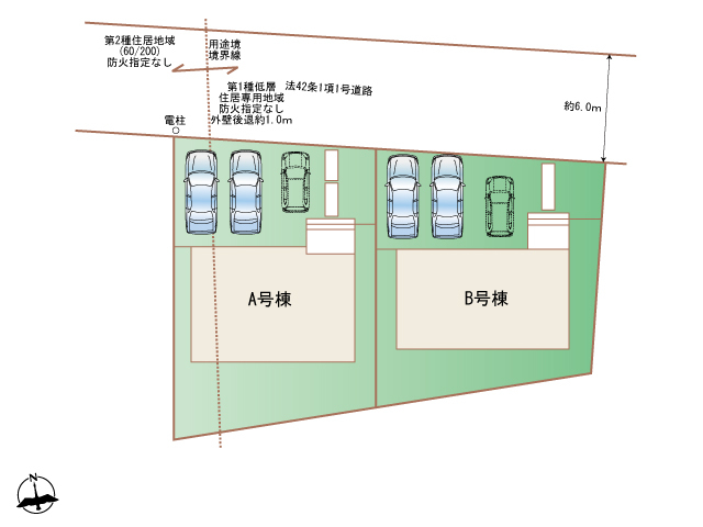 ハートフルタウン宮崎市和知川原2丁目20番の見取り図