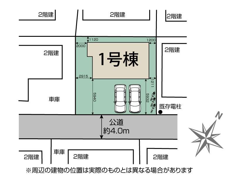 ブルーミングガーデン入間市東町７丁目１棟の見取り図