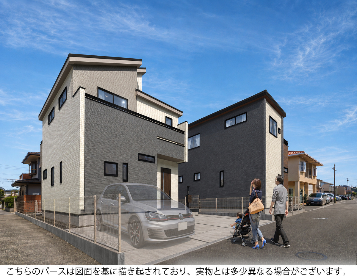 ブルーミングガーデン郡山市富田町西原２棟の外観②