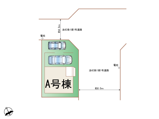ハートフルタウン堺堺区山本町5丁102番の見取り図