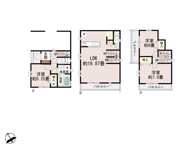 ハートフルタウン堺堺区山本町5丁102番36の見取り図