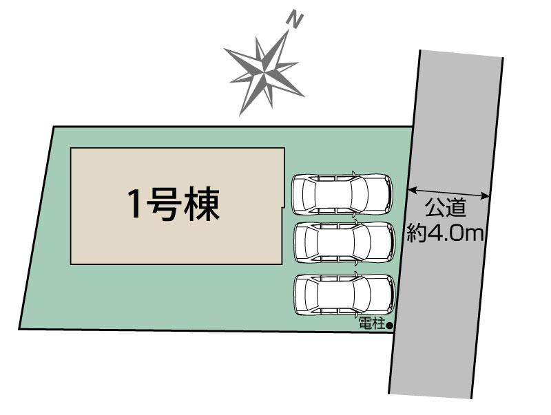 ブルーミングガーデン狭山市南入曽１棟の見取り図