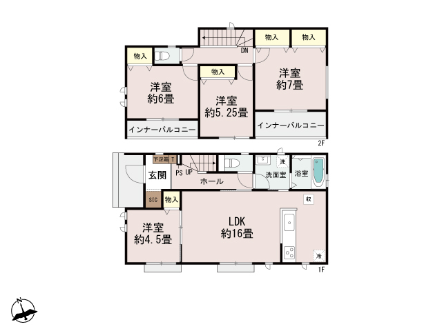 ハートフルタウン高崎市新保町1312番の見取り図