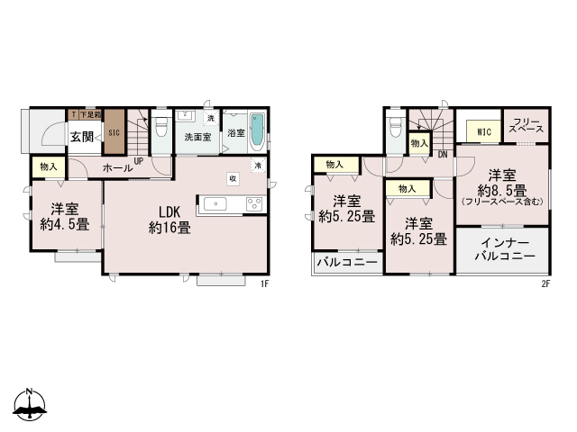 ハートフルタウン前橋市朝倉町3丁目11番の見取り図