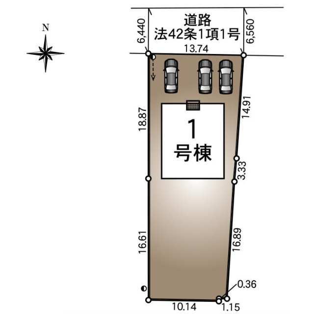 クレイドルガーデン安曇野市穂高柏原 第7の見取り図
