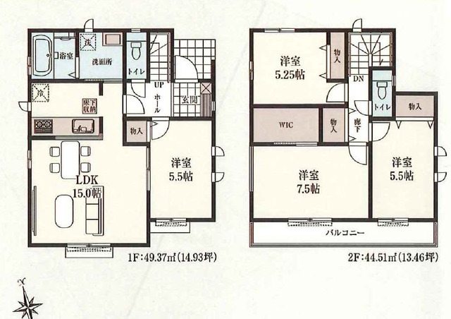 ハートフルタウン法人八王子上野町の見取り図
