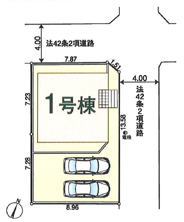 クレイドルガーデン毛呂山町若山 第8の見取り図