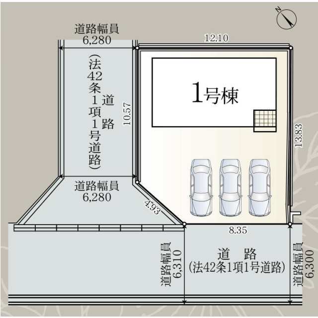クレイドルガーデン東広島市黒瀬町国近 第1の見取り図