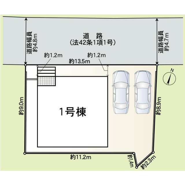 クレイドルガーデン小野市東本町 第3の見取り図
