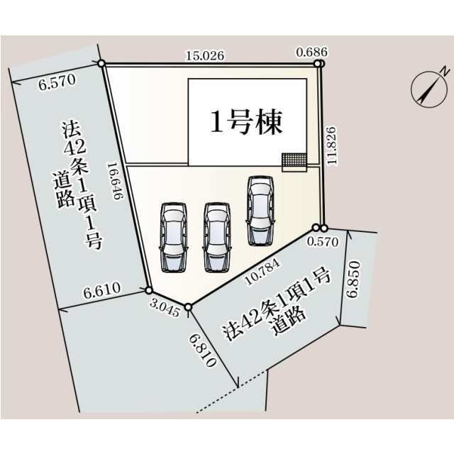 クレイドルガーデン嵐山町志賀 第5の見取り図