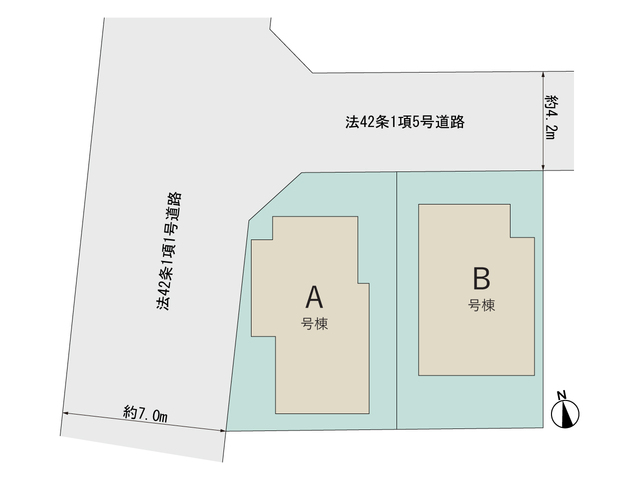 ハートフルタウン葛飾区南水元4丁目26番2の見取り図