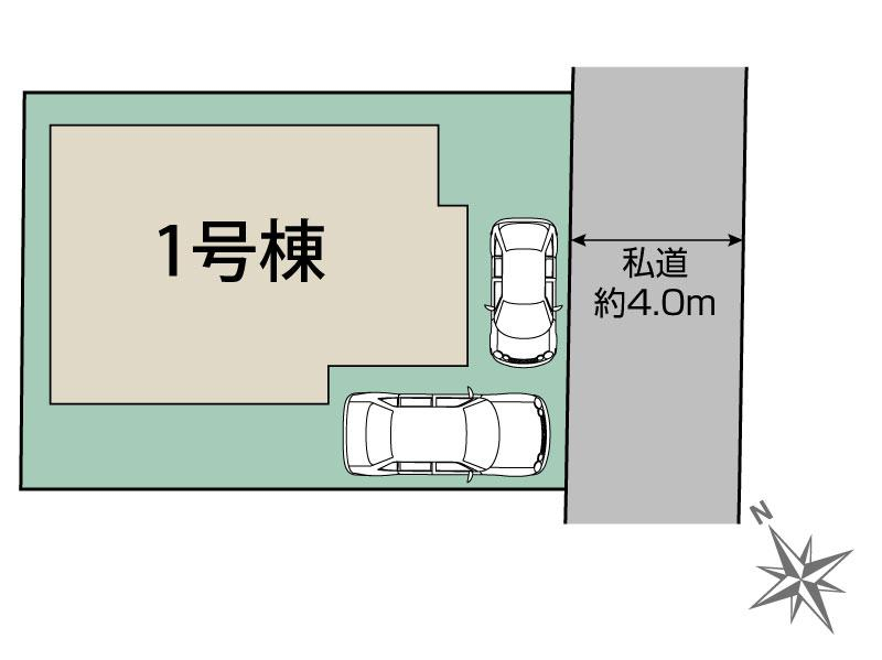 ブルーミングガーデン八千代市八千代台南２丁目１棟の見取り図