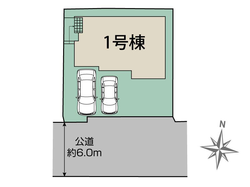 ブルーミングガーデン平塚市ふじみ野１丁目４期１棟の見取り図