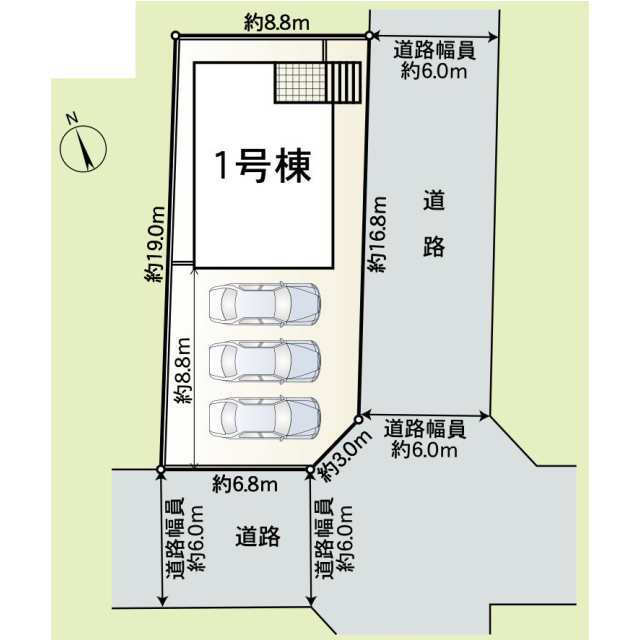 クレイドルガーデン沼津市西添町 第11の見取り図