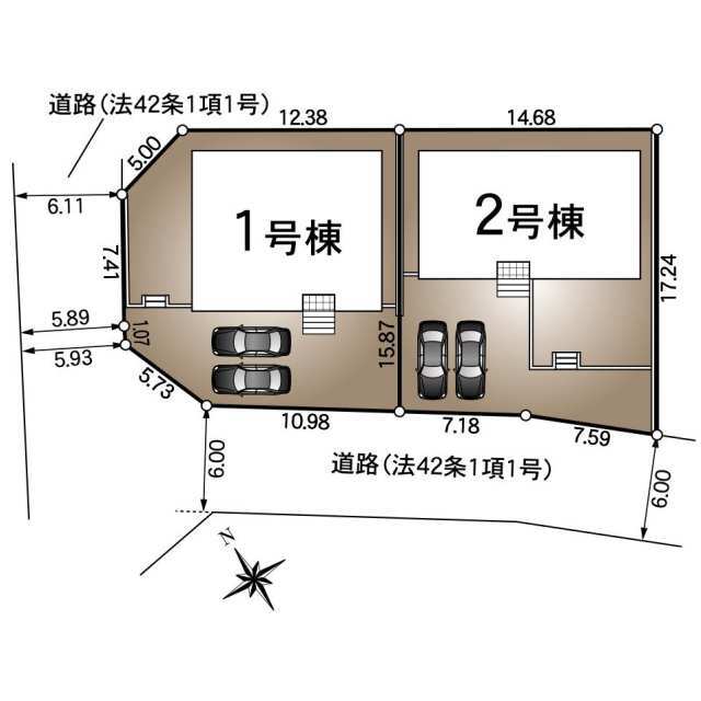 クレイドルガーデン柳井市柳井 第7の見取り図