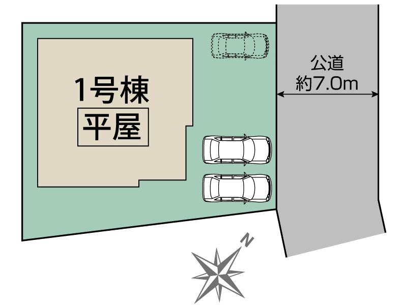 春日市泉2丁目1棟 区画図 【販売中物件：1号棟】
