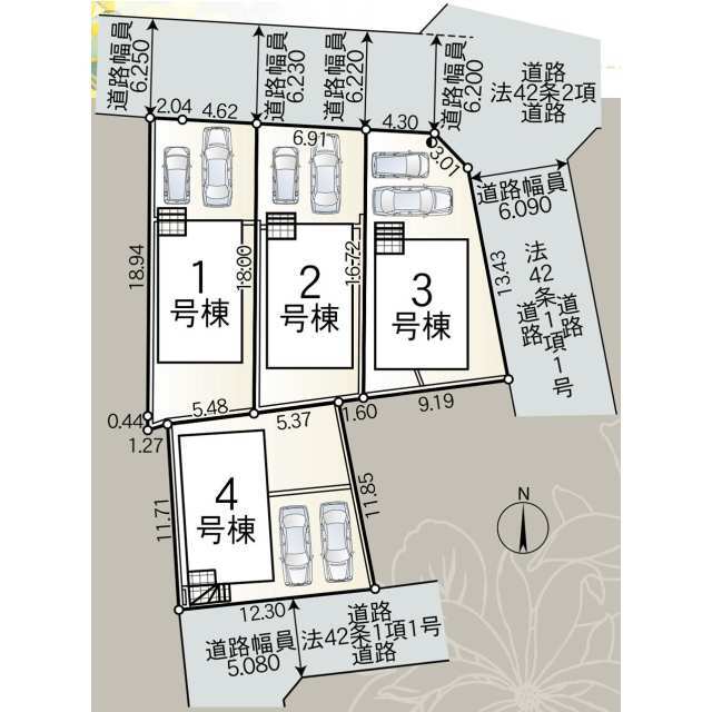 クレイドルガーデン相模原市南区磯部 第58の見取り図