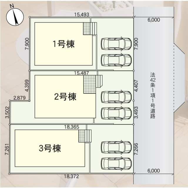 クレイドルガーデン碧南市志貴崎町 第4の見取り図