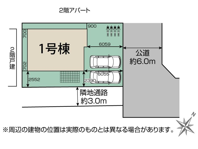 ブルーミングガーデン伊奈町内宿台１丁目１棟の見取り図