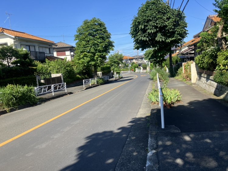 前面道路（2026年7月に撮影） 
