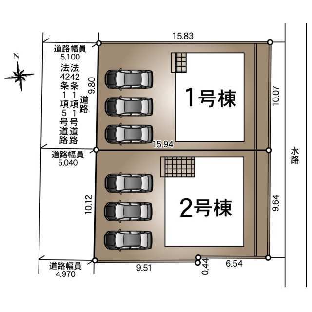クレイドルガーデン新潟市東区下木戸 第3の見取り図