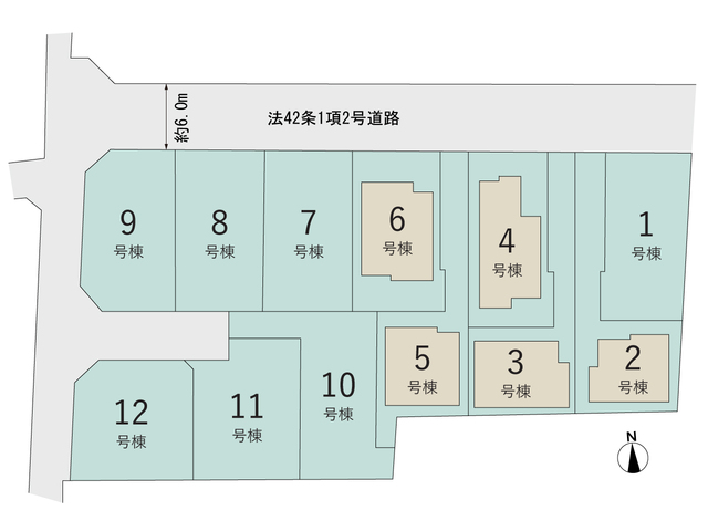 グラファーレ4301西東京市泉町１５期１２棟の見取り図