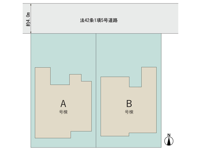 ハートフルタウン土居田町743番の見取り図