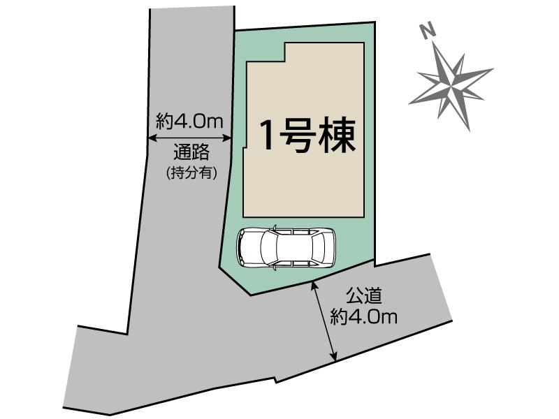 ブルーミングガーデン東村山市諏訪町１丁目１棟の見取り図