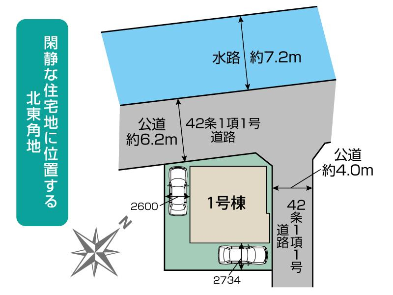 ブルーミングガーデン鶴ヶ島市上広谷５期１棟の見取り図