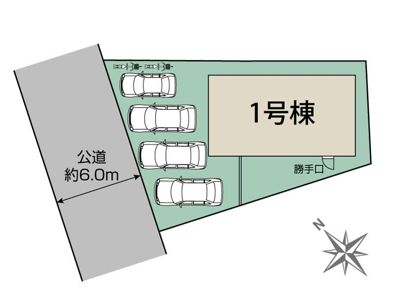 ブルーミングガーデン愛知郡東郷町和合牛廻間２期１棟の見取り図