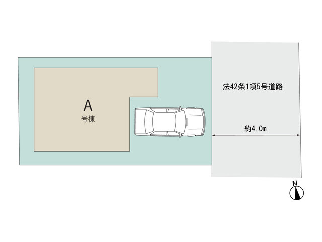 ハートフルタウン大阪阿倍野区阪南町6丁目14番の見取り図