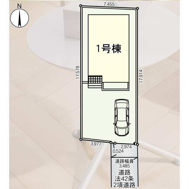 クレイドルガーデンさいたま市桜区白鍬 第15の見取り図