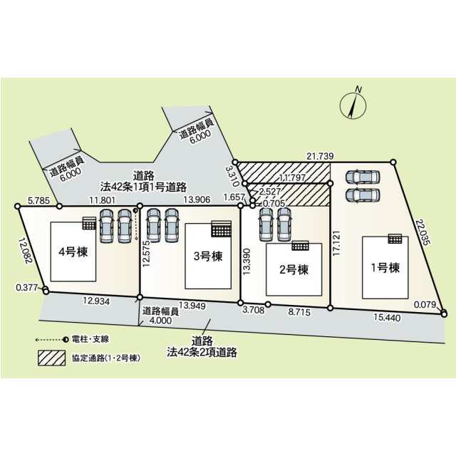 クレイドルガーデン土浦市高岡 第3の見取り図