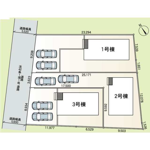 クレイドルガーデン阿見町阿見 第7の見取り図
