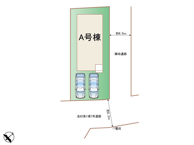 ハートフルタウン袋原29番の見取り図