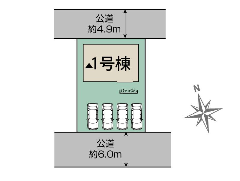 ブルーミングガーデン糸満市潮崎町３丁目２期１棟の見取り図
