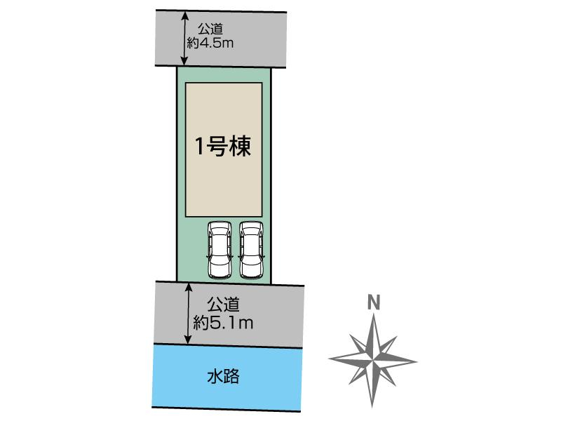 ブルーミングガーデン愛西市須依町大正１棟の見取り図