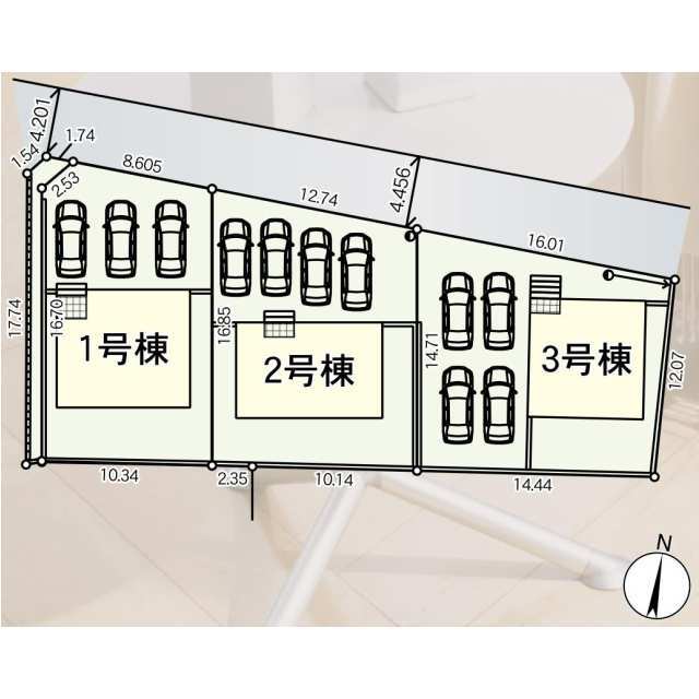 クレイドルガーデン相馬市中野 第7の見取り図