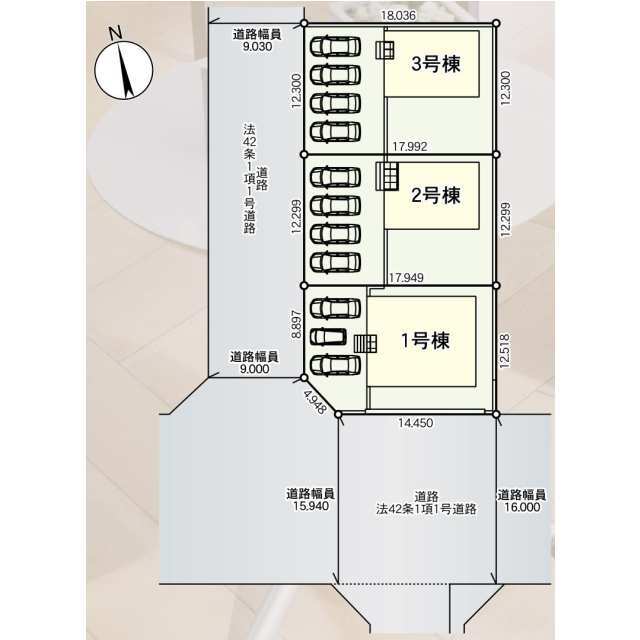 クレイドルガーデン角田市角田 第21の見取り図