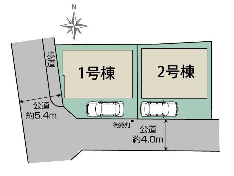 ブルーミングガーデン足立区本木西町２棟の見取り図