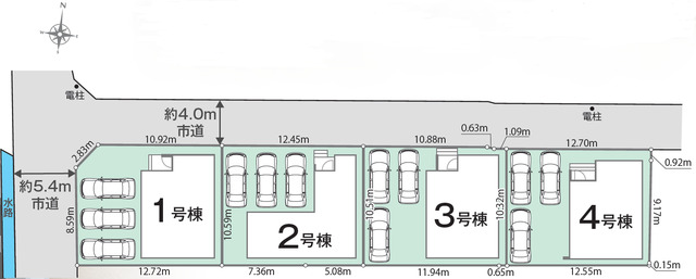 リナージュネクスジー倉敷市平田０１期の見取り図