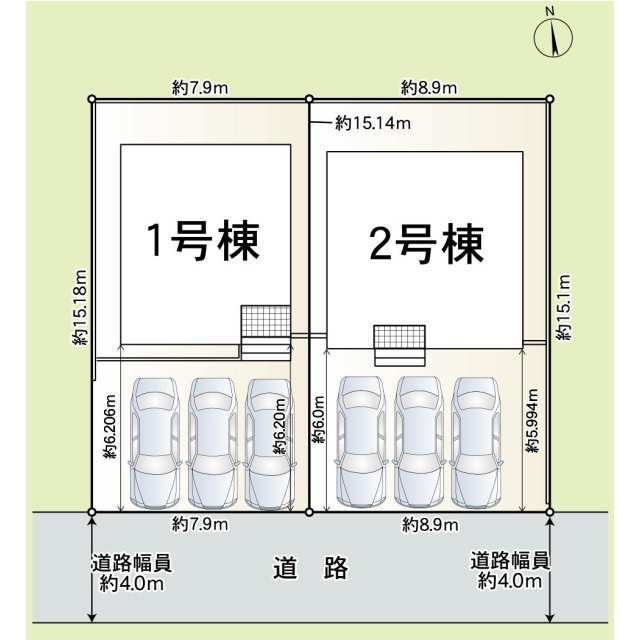 クレイドルガーデン福井市栗森町浜 第1の見取り図