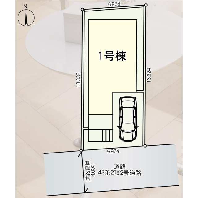 クレイドルガーデン松戸市五香 第30の見取り図