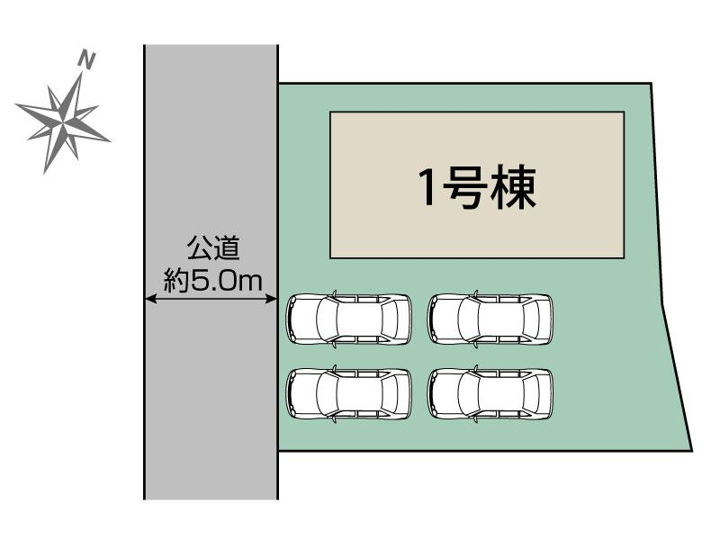 ブルーミングガーデン伊勢崎市東小保方町１棟の見取り図