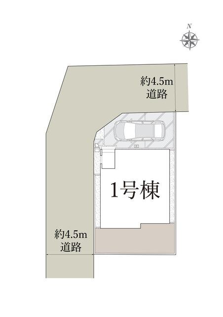 リナージュネクスジー東久留米市南町４丁目０１期の見取り図